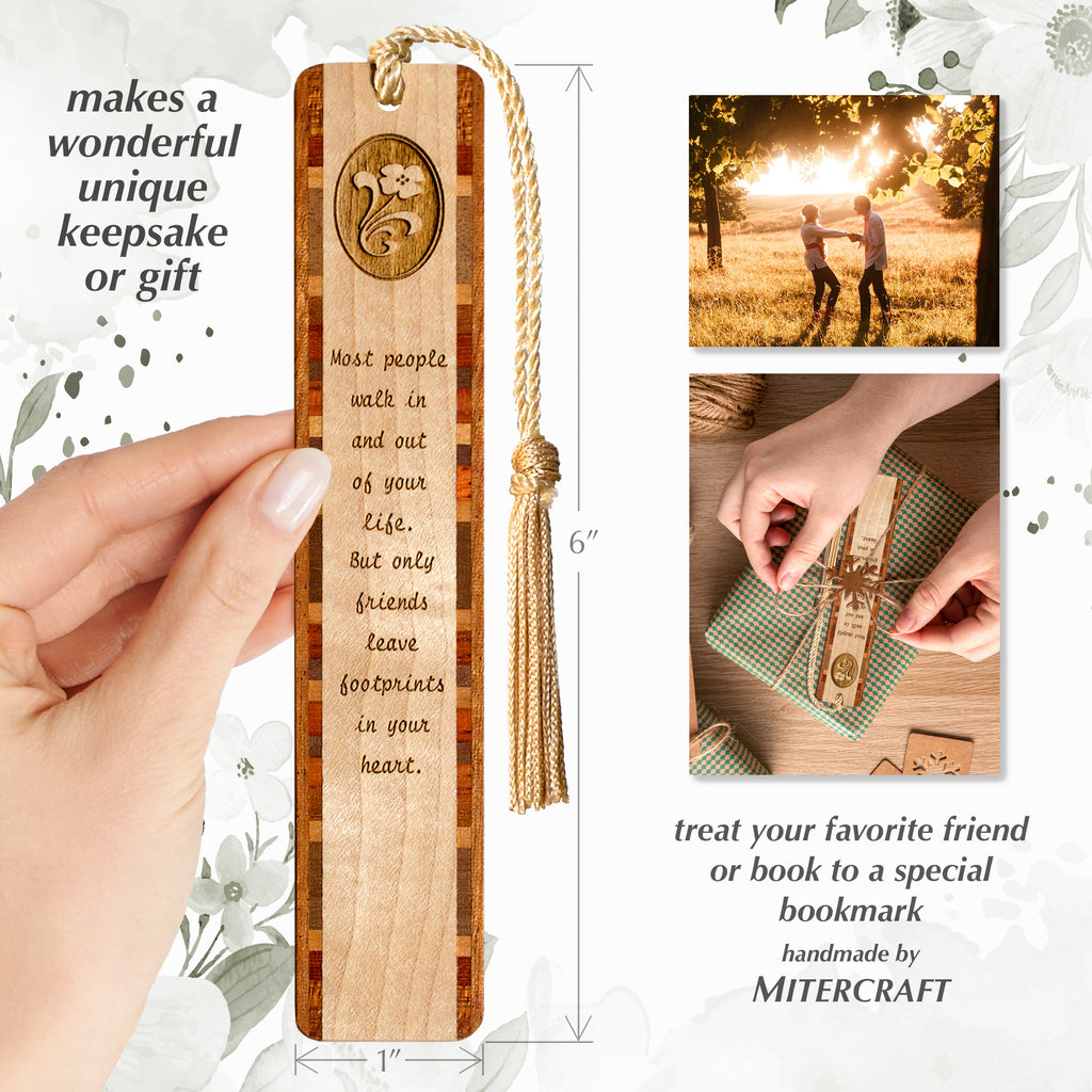 Legendary Black Author Wooden Bookmark with Tassel – Simply