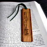 Mountain Hiker Handmade Engraved Wooden Bookmark - Made in the USA