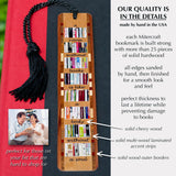 A Room Without Books Quote Handmade Wooden Bookmark - Made in the USA