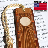 Sun Rays Sunshine Handmade Engraved Wooden Bookmark  - Made in the USA